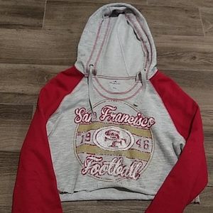 49ers Cropped Hoodie